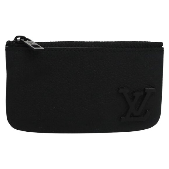 LOUIS VUITTON Aerogram Pochette Cles Coin Purse Black - Picture 12 of 16